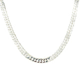 Sterling Silver Curb Chain 20" 5.2mm x 1.5mm
