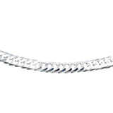 Sterling Silver Curb Chain 20" 5.2mm x 1.5mm