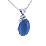 Cabochon High Grade Kyanite Pendant