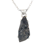 Raw Claw Organic Shaped Shungite Pendant