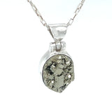Pyrite Cluster Raw Pendant