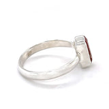 Sunstone Faceted Ring