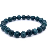 Green Apatite Bead Bracelet