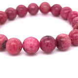 Rhodonite Bead Bracelet