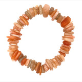 Peach Moonstone Tumbled Bracelet