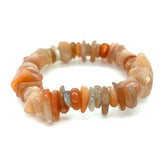 Peach Moonstone Tumbled Bracelet