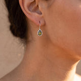 Peridot Sterling Silver Drop Earrings