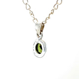 Peridot Silver Necklace