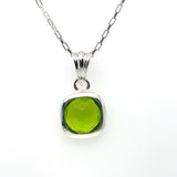 Peridot Silver Pendant