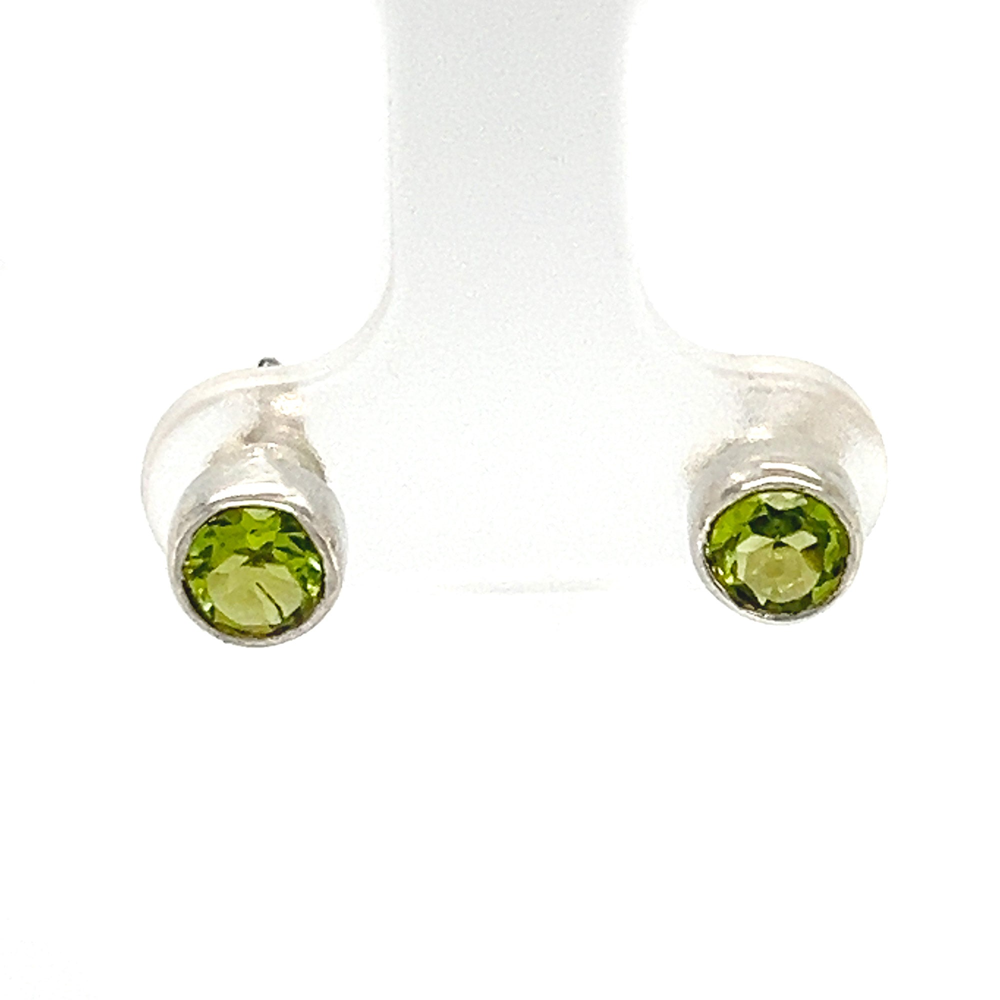 Peridot Stud Earrings