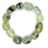 Prehnite Faceted Bead Bracelet