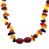 Baby Amber Multi Colour Chip Necklace