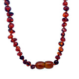 Baby Amber Irregular Bead Necklace