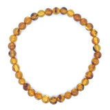 Baltic Amber Round Bead Bracelet