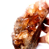 Tangerine Quartz Cluster Specimen