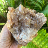 Large Tangerine Quartz Cluster