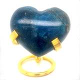 Blue Apatite Polished Heart