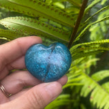 Blue Apatite Small Heart