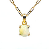 Opal Gold Plated Pendant