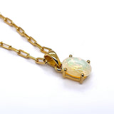 Opal Gold Plated Pendant