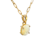 Opal Gold Plated Pendant