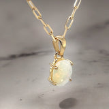 Opal Gold Plated Pendant