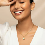 Opal Gold Plated Pendant