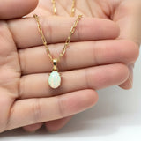 Opal Gold Plated Pendant
