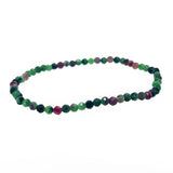 Ruby Zoisite Micro Bead Bracelet
