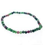 Ruby Zoisite Micro Bead Bracelet