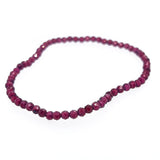Ruby Micro Bead Bracelet