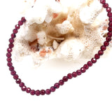 Ruby Micro Bead Bracelet