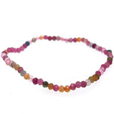Multi Tourmaline Micro Bead Bracelet