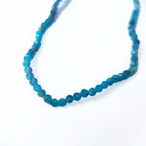 Blue Apatite Micro Bead Bracelet