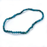 Blue Apatite Micro Bead Bracelet