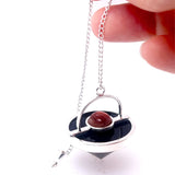 Black Tourmaline Sunstone Pendulum