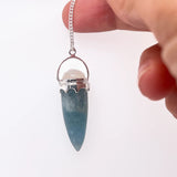 Aquamarine Moonstone Pendulum