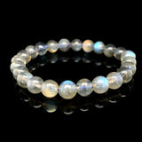 Labradorite Round Bead Bracelet