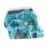 Premium Grade Natural Larimar Slice