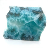Premium Grade Natural Larimar Slice