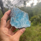 Semi Polished Larimar Specimen