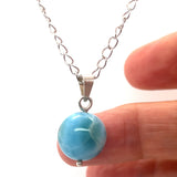 Larimar Ball Necklace