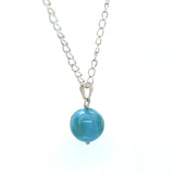 Larimar Ball Necklace