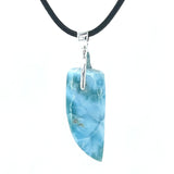 Larimar Dogtooth Pendant