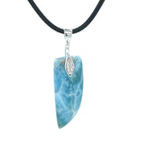 Larimar Dogtooth Pendant