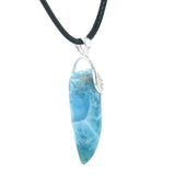 Larimar Dogtooth Pendant