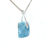 Larimar Rectangular Necklace