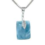 Larimar Rectangular Necklace