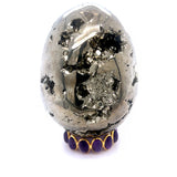 Pyrite Cluster Egg