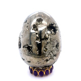 Pyrite Cluster Egg